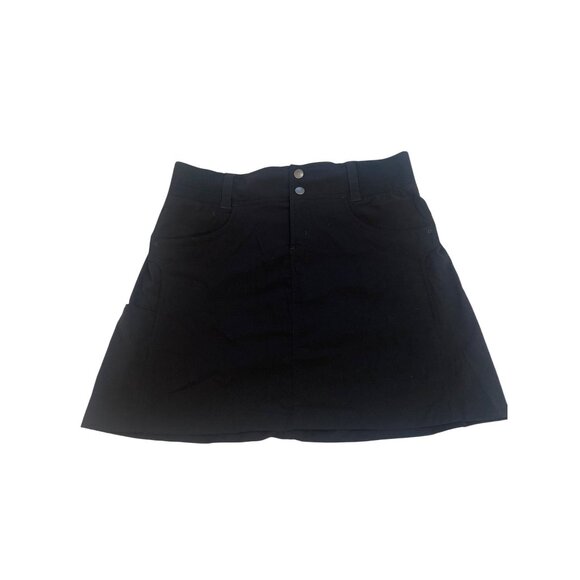 Title Nine Black Clamber Hiking Skort Skirt Women's 6 - Picture 3 of 15
